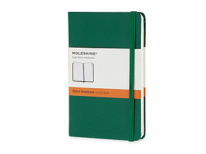 Записная книжка Moleskine Classic (в линейку) в твердой обложке, Pocket (9x14см), зеленый, фото 2