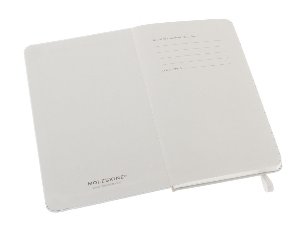 Записная книжка Moleskine Classic (в линейку) в твердой обложке, Pocket (9x14см), белый - фото 2 - id-p72559595