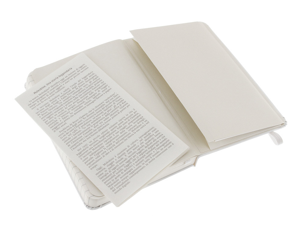 Записная книжка Moleskine Classic (в линейку) в твердой обложке, Pocket (9x14см), белый - фото 4 - id-p72559595
