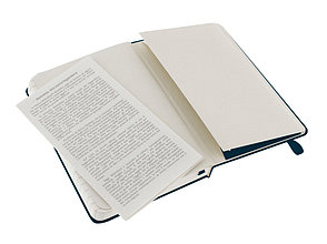 Записная книжка Moleskine Classic (в линейку) в твердой обложке, Pocket (9x14см), голубой сапфир, фото 3