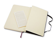 Записная книжка Moleskine Classic (нелинованный) в твердой обложке, Large (13х21см), черный, фото 2