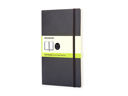 Записная книжка Moleskine Classic Soft (нелинованный), Pocket (9х14 см), черный, фото 2