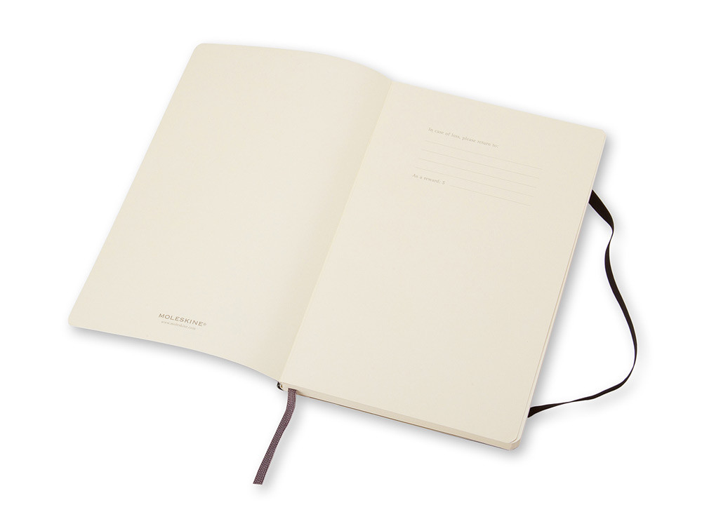 Записная книжка Moleskine Classic Soft (нелинованный), Pocket (9х14 см), черный - фото 2 - id-p72559608