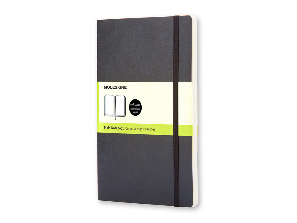 Записная книжка Moleskine Classic Soft (нелинованный), Large (13х21см), черный - фото 1 - id-p72559609