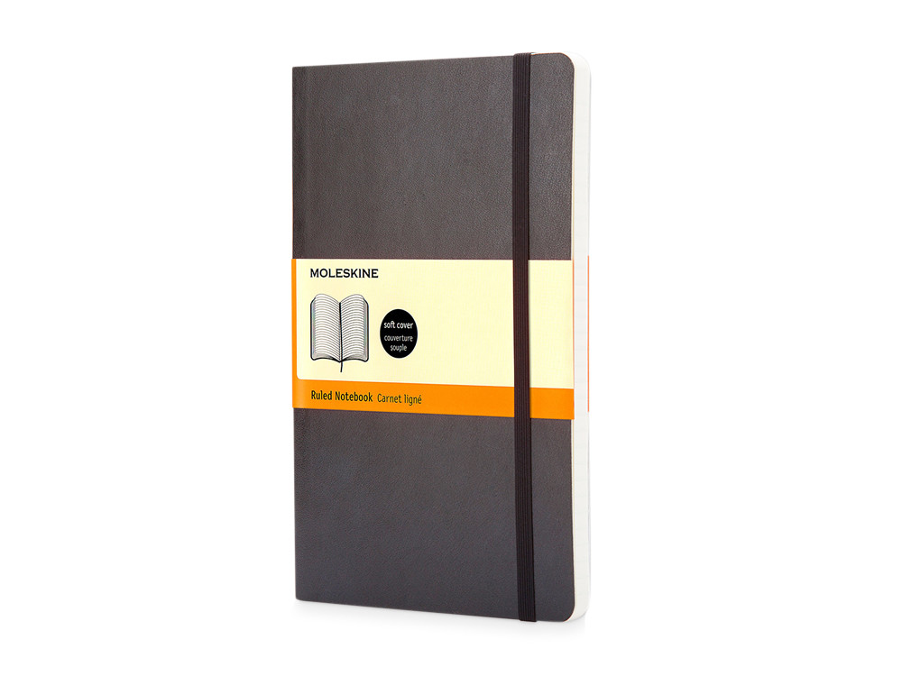 Записная книжка Moleskine Classic Soft (в линейку), Pocket (9х14 см), черный - фото 1 - id-p72559607