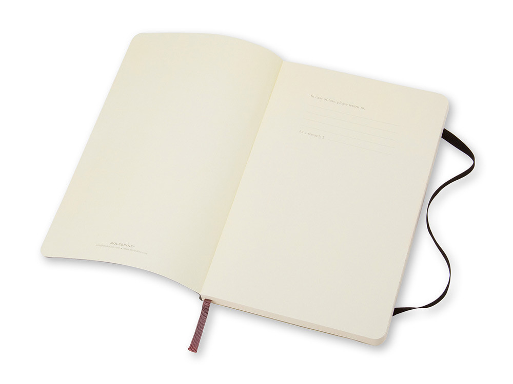 Записная книжка Moleskine Classic Soft (в линейку), Pocket (9х14 см), черный - фото 2 - id-p72559607