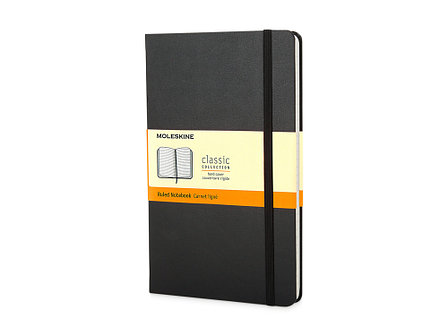 Записная книжка Moleskine Classic (в линейку) в твердой обложке, Large (13х21см), черный, фото 2