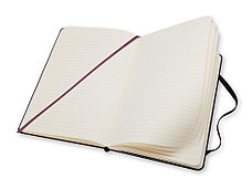 Записная книжка Moleskine Classic (в линейку) в твердой обложке, Large (13х21см), черный, фото 3