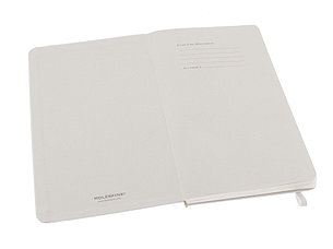 Записная книжка Moleskine Classic (в линейку) в твердой обложке, Large (13х21см), белый, фото 2
