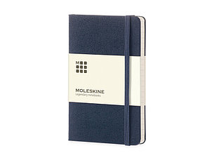 Записная книжка Moleskine Classic (в линейку) в твердой обложке, Large (13х21см), синий, фото 2