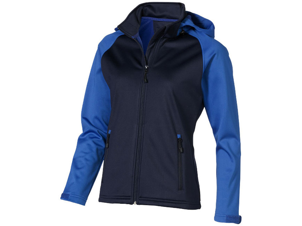 Куртка софтшел Сhallenger женская, темно-синий/небесно-голубой - фото 5