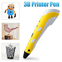 3Д ручка 3D pen-2 для создания объемных изображений с LCD-дисплеем и блоком зарядки