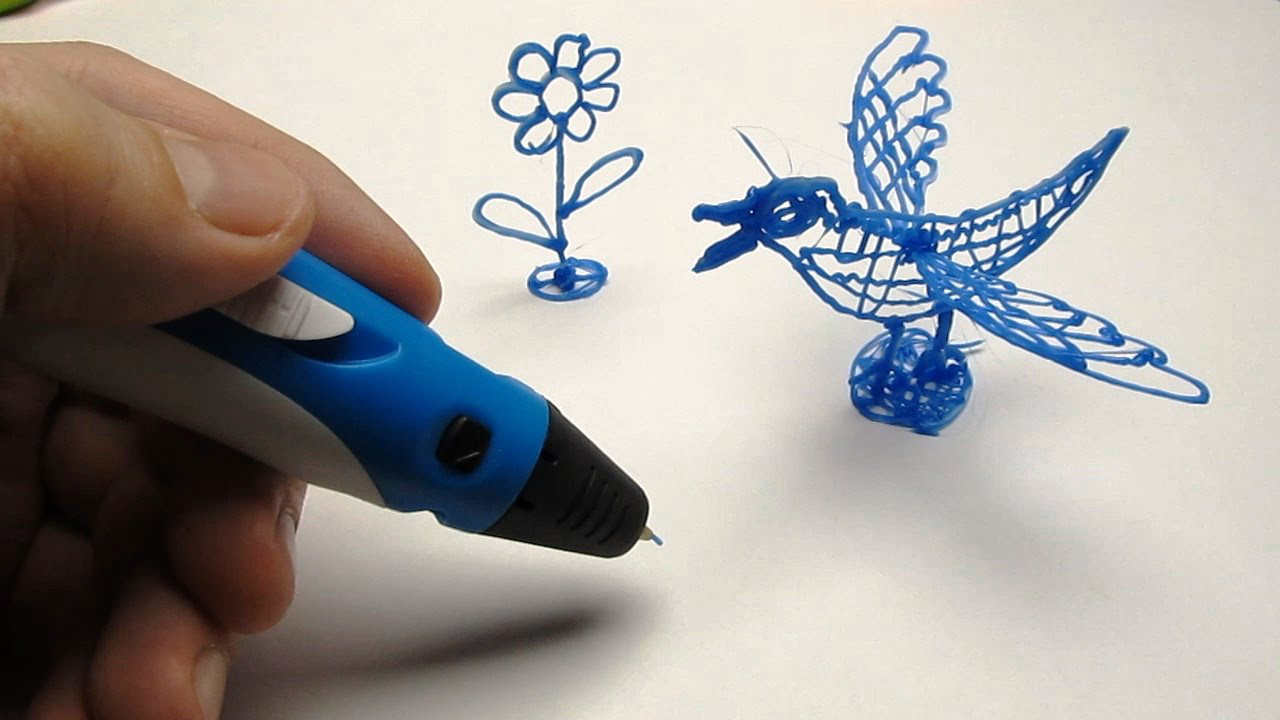 3Д ручка 3D pen-2 для создания объемных изображений с LCD-дисплеем и блоком зарядки - фото 7 - id-p72608478
