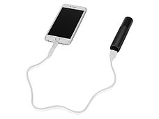 Портативное зарядное устройство Юпитер с фонариком, 3000 mAh, черный, фото 2