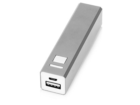 Портативное зарядное устройство Спейс, 3000 mAh, серебристый, фото 2