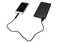 Портативное зарядное устройство Джет с 2-мя USB-портами, 8000 mAh, черный, фото 2
