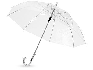 Зонт-трость Клауд полуавтоматический 23, прозрачный, фото 2