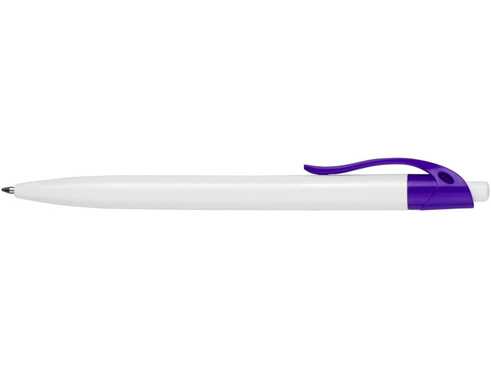 Ручка шариковая Какаду, белый/фиолетовый - фото 4 - id-p72561140