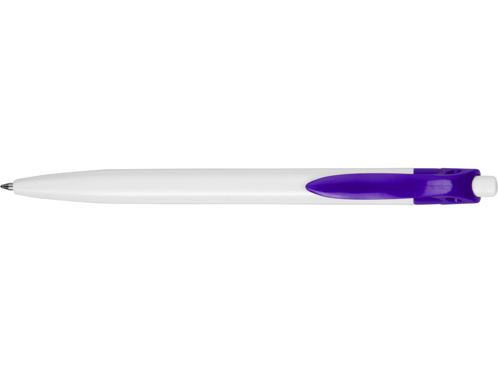 Ручка шариковая Какаду, белый/фиолетовый - фото 5 - id-p72561140