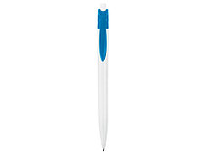 Ручка шариковая Какаду, белый/голубой, фото 2