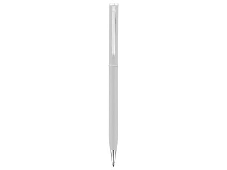 Ручка металлическая шариковая Атриум, серебристый, фото 2