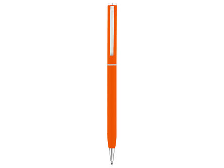 Ручка металлическая шариковая Атриум, оранжевый, фото 2