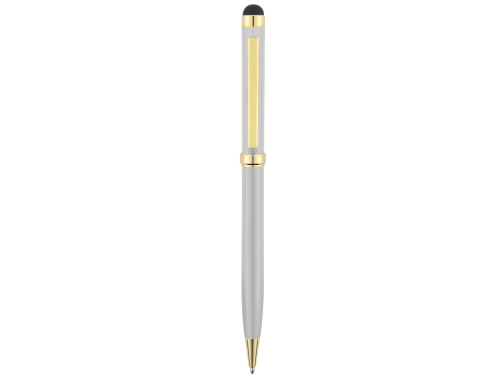 Ручка шариковая Голд Сойер со стилусом, серебристый - фото 1 - id-p72561985