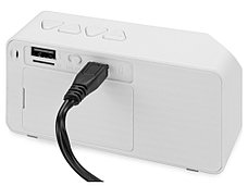 Портативная колонка Bermuda с функцией Bluetooth®, белый, фото 2