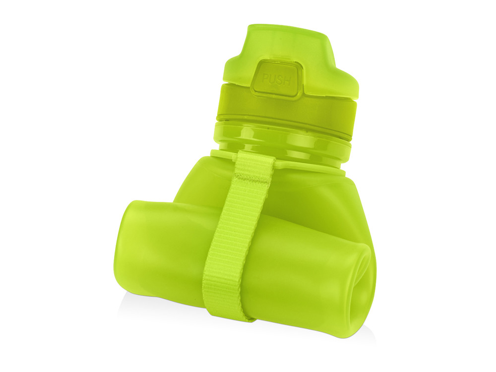 Складная бутылка Твист 500мл, зеленое яблоко - фото 3 - id-p72562034