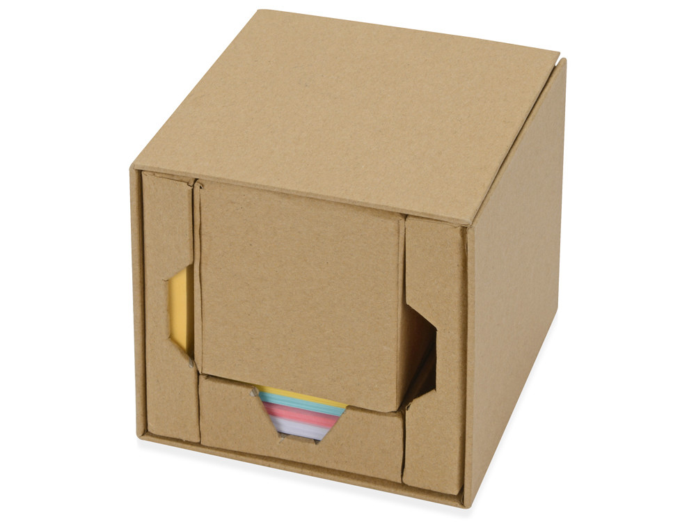 Куб настольный для записей Брик, крафт - фото 3 - id-p72562104
