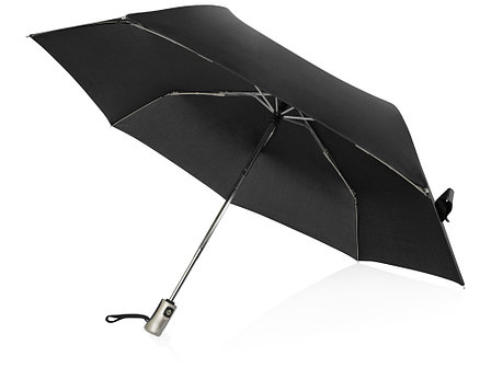 Зонт складной Оупен. Voyager, черный, фото 2