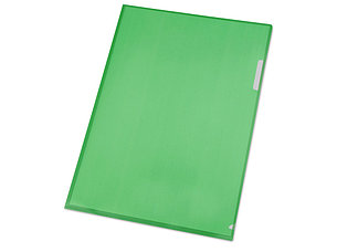 Папка- уголок, для формата А4, плотность 180 мкм, зеленый матовый, фото 2