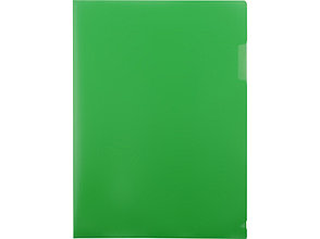 Папка- уголок, для формата А4, плотность 180 мкм, зеленый матовый, фото 2