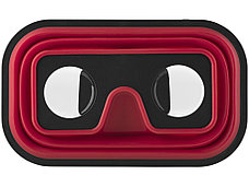 Складные силиконовые очки виртуальной реальности, красный/черный, фото 2