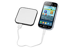 Портативное зарядное устройство (power bank) Квадрум, 2600 mAh, черный, фото 3