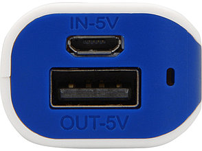 Портативное зарядное устройство (power bank) Basis, 2000 mAh, синий, фото 2