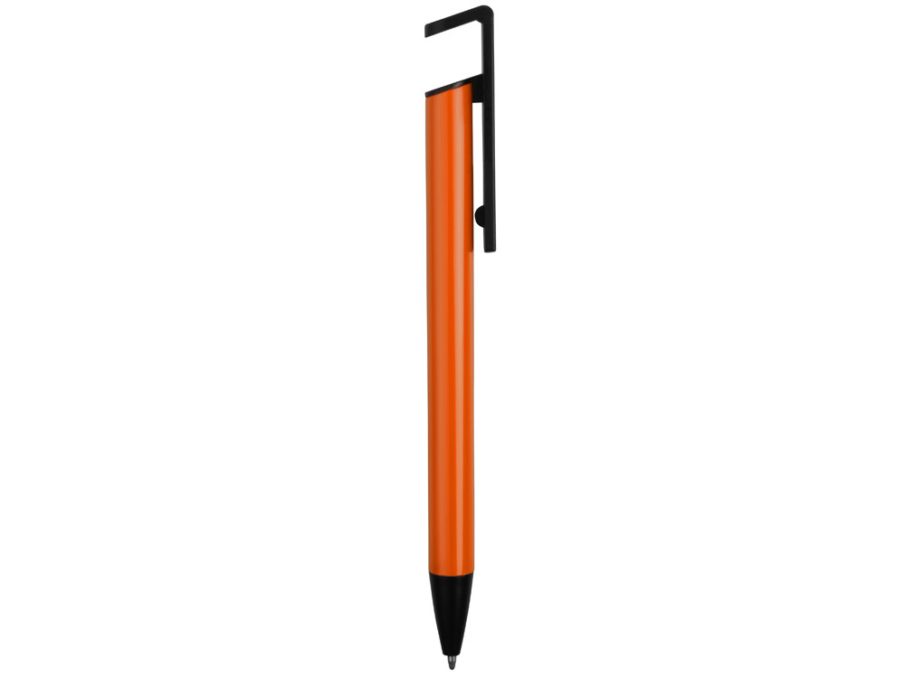 Ручка-подставка шариковая Кипер Металл, оранжевый - фото 4 - id-p72565082