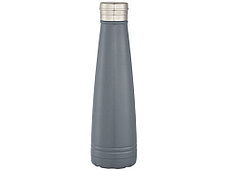 Вакуумная бутылка Duke с медным покрытием, серый, фото 2