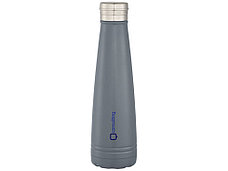 Вакуумная бутылка Duke с медным покрытием, серый, фото 3