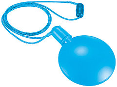 Круглый диспенсер для мыльных пузырей, синий