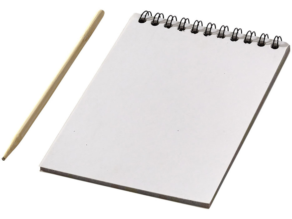 Цветной набор Scratch: блокнот, деревянная ручка - фото 1 - id-p72565441