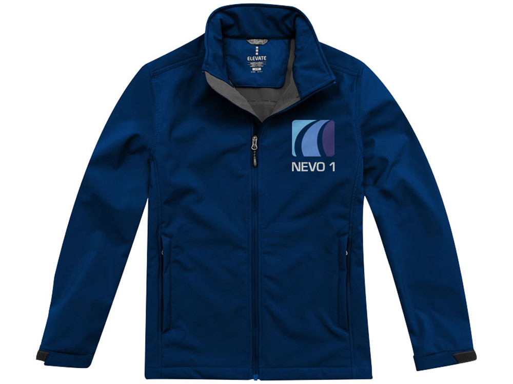 Куртка софтшел Maxson мужская, темно-синий - фото 5 - id-p72565557