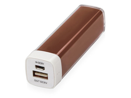 Портативное зарядное устройство Ангра, 2200 mAh, коричневый, фото 2