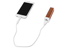 Портативное зарядное устройство Ангра, 2200 mAh, коричневый, фото 2