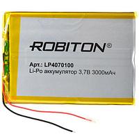 Литий полимерный аккумулятор LP4070100 3,7v 3000 mAh