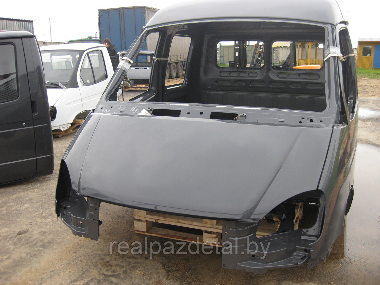 Кабина ГАЗ-33023  "Дуэт" в металле окрашенная прост.цвет