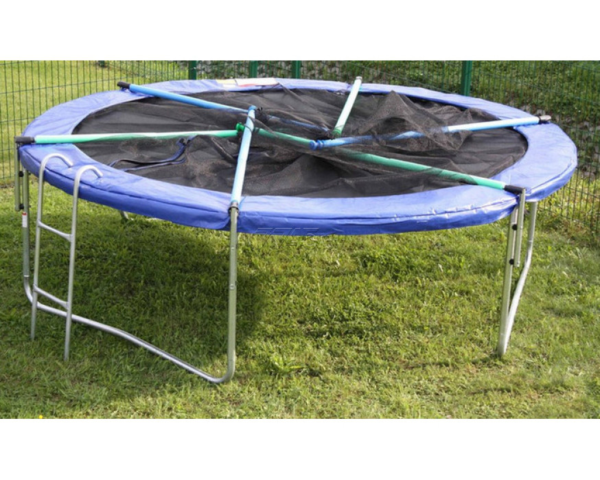 Батут Bebon Sport 8FT (244-252 см) с лестницей и внешней сеткой безопасности со складными стойками 08342F2YL - фото 6 - id-p78128914