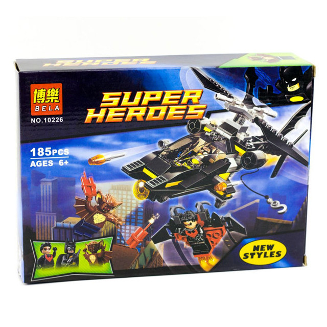 Конструктор Bela 10226 Super Heroes "Атака Мэн-Бэта" (аналог Lego LEGO Super Heroes 76001) 185 деталей - фото 1 - id-p72685430