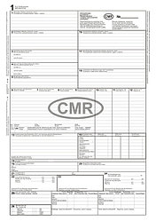 Бланк CMR 6 листов (международной товаро-транспортной накладной)