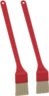 Тонкая тостерная щетка, 2 шт., 395 мм, красный цвет